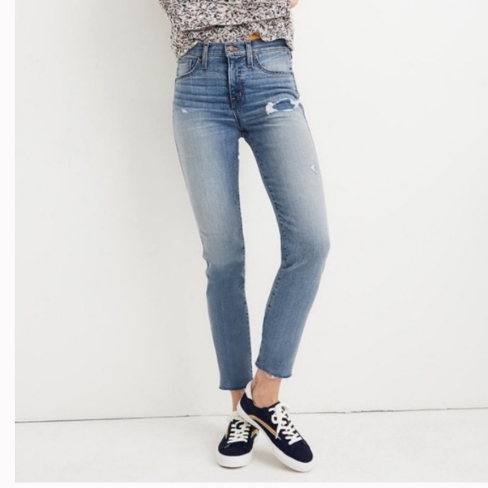 Madewell Sz 29 Stovepipe Jeans in Holburn Wash